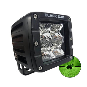 Black Oak Pro Series Infrared 2" 940nm Flood Pod Light - Black - Fishing Monsters