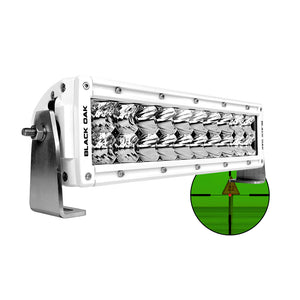 Black Oak Pro Series Double Row Combo Infrared 10" 850nm Light Bar - White - Fishing Monsters