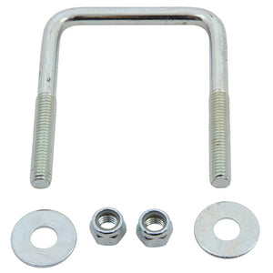 C.E. Smith Zinc U-Bolt 7/16"-14 X 3-1/8" X 4" w/Washers & Nuts - Square - Fishing Monsters