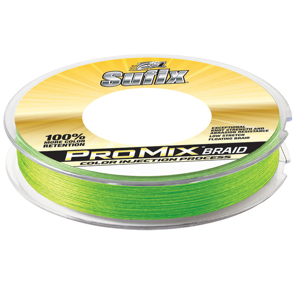 Sufix ProMix® Braid - 10lb - Neon Lime - 300 yds - Fishing Monsters