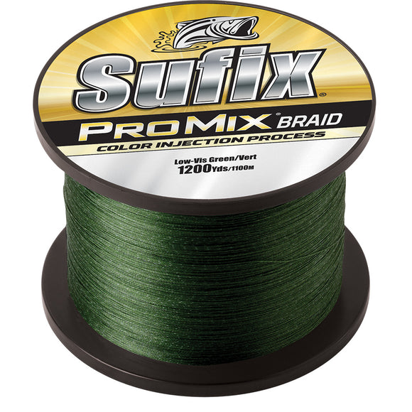 Sufix ProMix® Braid - 15lb - Low-Vis Green - 1200 yds - Fishing Monsters