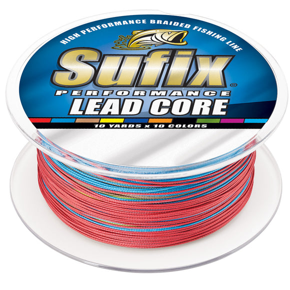 Sufix Performance Lead Core - 12lb - 10-Color Metered - 200 yds - Fishing Monsters