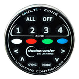 Shadow-Caster Round Zone Controller 4 Channel Remote f/MZ-LC or SCM-LC - Fishing Monsters