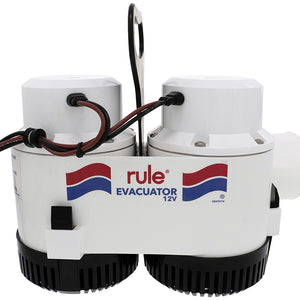 Rule 7700D GPH Evacuator Pump - 12V - Fishing Monsters