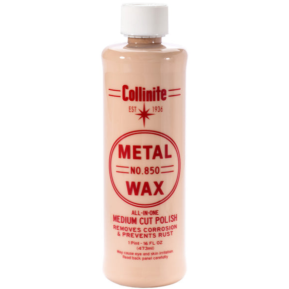 Collinite 850 Metal Wax - Medium Cut Polish - 16oz - Fishing Monsters