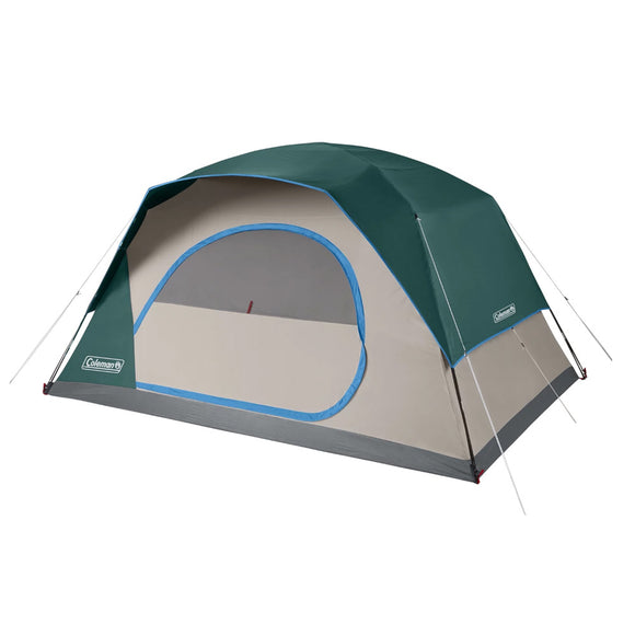 Coleman Skydome™ 8-Person Camping Tent - Evergreen - Fishing Monsters