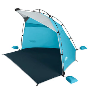 Coleman Skyshade™ Small Compact Beach Shade - Caribbean Sea - Fishing Monsters