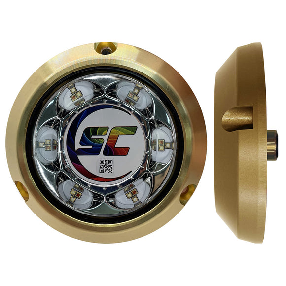 Shadow-Caster SC3 Series CC (Full Color Change) Bronze Surface Mount Underwater Light - Fishing Monsters