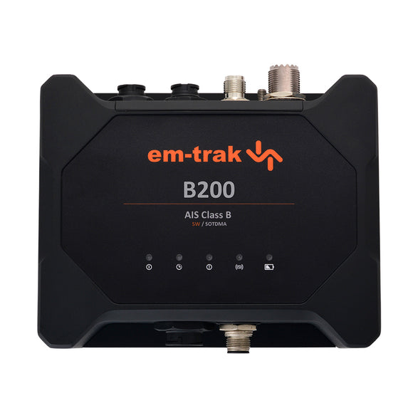 em-trak B200 Class B AIS Transceiver - 5W SOTDMA w/Battery Backup - Fishing Monsters