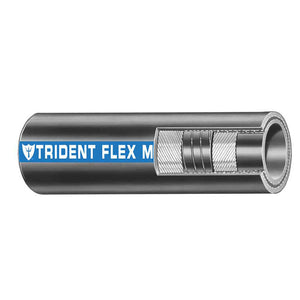 Trident Marine 1" x 50' Coil Flex Marine Wet Exhaust & Water Hose - Black - Fishing Monsters