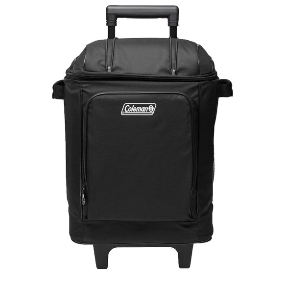 Coleman CHILLER™ 42-Can Soft-Sided Portable Cooler w/Wheels - Black - Fishing Monsters