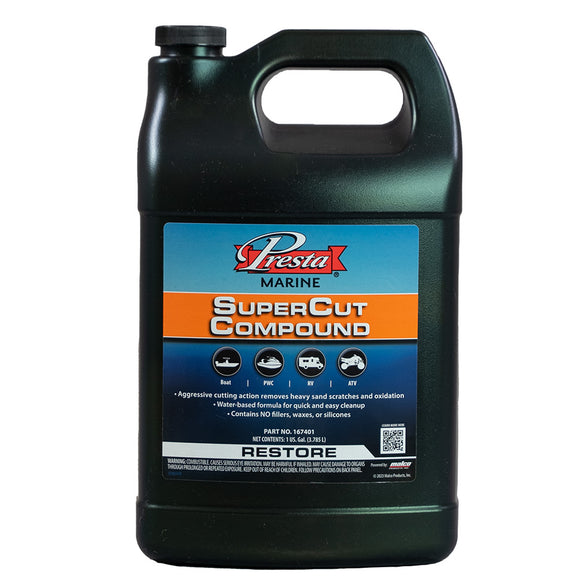 Presta Super Cut Compound - 1 Gallon - Fishing Monsters