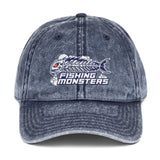 Cotton Twill Cap - Get Fishin' in Style With our Cotton Cap - Fishing Monsters