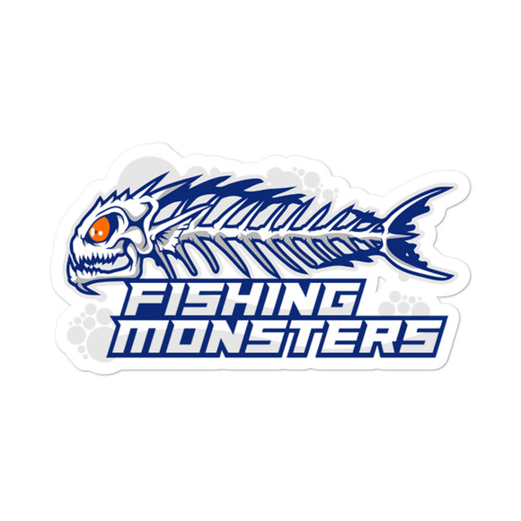 Bubble-Free stickers - Fishing Monsters